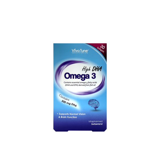 تصویر  کپسول ژلاتینی امگا3 ویواتون high dha